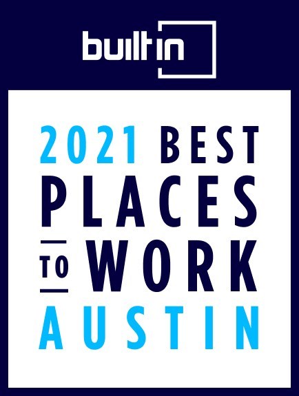 Built In's 2021 "Best Places to Work" award