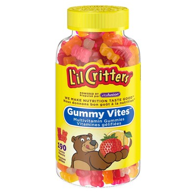 L’il Critters Gummy VitesBouteille de 190 multivitamines (Groupe CNW/Santé Canada)