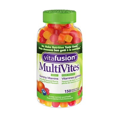 vitafusion MultiVites bouteille de 150 vitamines (Groupe CNW/Santé Canada)