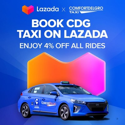 Lazada and ComfortDelGro Taxi Announce In-app Partnership Offering Taxi Bookings On Leading Shopping and Lifestyle Platform