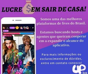 O aplicativo de streaming de vídeo Uplive preenche a lacuna entre o salário e o entretenimento para os jovens brasileiros que ficam em casa.