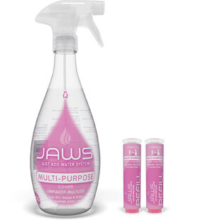 Adding to Their Line of Refillable Household Cleaners, JAWS® Just Add Water System Introduces a New Multi-Purpose Cleaner