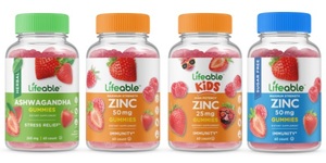 Responding to High Consumer Demand for Immunity Supplements, Lifeable Launches Ashwagandha and Zinc in the Form of Delicious Fruit Gummies