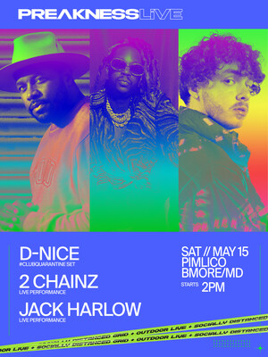 D-Nice, 2 Chainz And Jack Harlow Announced As Headline Acts For This Year's Reimagined 'Preakness LIVE' At Preakness 146