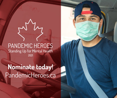 Pandemic Heroes – Standing Up for Mental Health is a national awards program celebrating individuals, teams and businesses who have supported mental health in their communities during the COVID-19 pandemic. (CNW Group/Ontario Shores Centre for Mental Health Sciences)