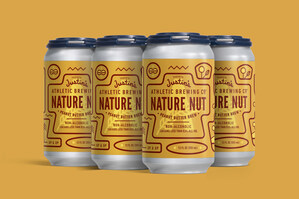 Athletic Brewing Company And Justin's Launch "Nature Nut" Peanut Butter Porter To Celebrate Earth Day And Give Back To The Planet