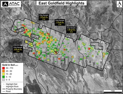 East Goldfield Highlights (CNW Group/ATAC Resources Ltd.)