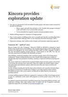 Kincora Copper: Exploration Update press release - April 22, 2021 (CNW Group/Kincora Copper Limited)
