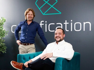 Drew Butler (left) and Daniel Sandaver, co-founders of self-funded tech start-up Codafication. Drew Butler (left) and Daniel Sandaver, co-founders of self-funded tech start-up Codafication.