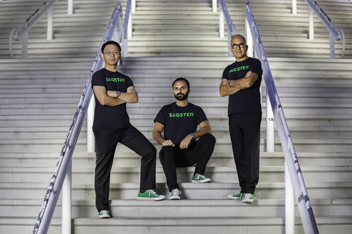 CEO - Ardy Arianpour (center) founded Seqster in 2016 along with biotech executives Dr. Xiang Li (left) and Dana Hosseini (right).