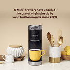 Keurig Dr Pepper Advances Circularity Mission by Reducing Use of Virgin Plastic in K-Mini Brewers by Over One Million Pounds