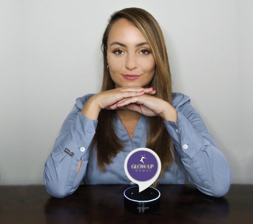 Danielle Vantini was named the top prize winner at the 2021 Global Innovation Summit for her Alexa voice application prototype *Glow Up, Damas*