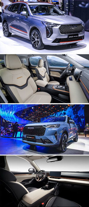 Os dois produtos estrela da HAVAL estrearam no Salão do Automóvel de Xangai de 2021, mostrando a força da GWM em pesquisa tecnológica