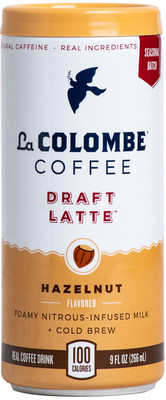 La Colombe continues its promise of innovation with the launch of its seasonal Hazelnut Draft Latte.