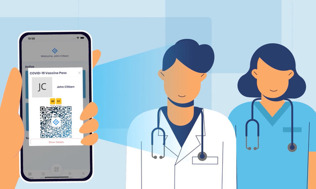 Designed using distributed ledger technology, TrustGrid is an opt-in system where citizens can authenticate their identity and vaccination status and receive a QR code to show as proof of vaccination.