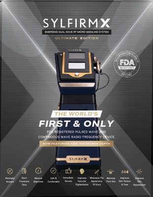 Sylfirm X, The World's First & Only FDA Registered Pulsed Wave and Continuous Wave Radio Frequency Device, Now Featuring New 300 Micron Depth