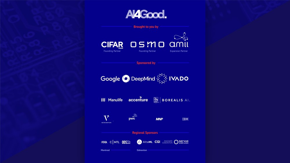 The 2021 CIFAR-OSMO AI4Good Lab partners (CNW Group/AI4Good Lab)