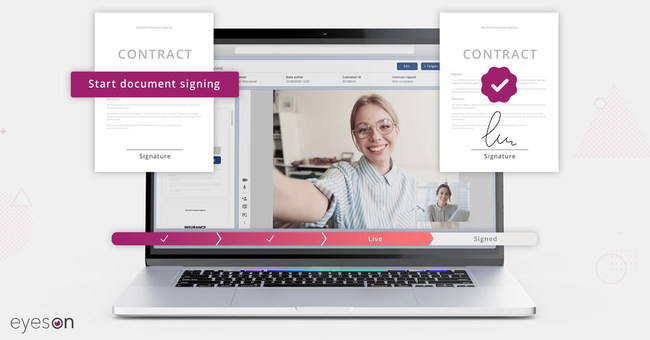 eyeson eSignature during live video meetings