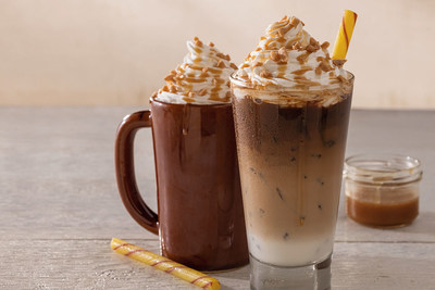 This fan favorite is back at Cracker Barrel stores across the country for a limited time and contains a blend of butterscotch and caramel flavors, finished with whipped cream, toffee almond crumbles, caramel drizzle and a butterscotch thin stick.