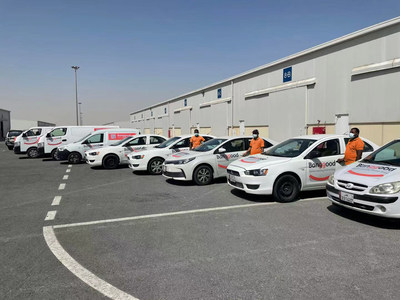 Banggood and its local delivery team kick off the Ramadan sales campaign to ensure fast delivery service for customers. (Supplied)