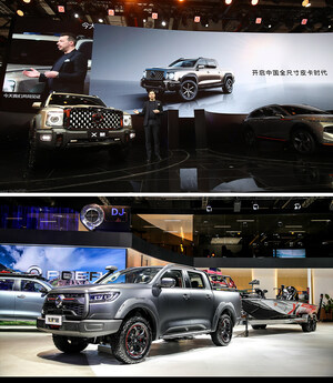 La camioneta pickup de tamaño completo de GWM se presentó en Auto Shanghai 2021 y es reconocida como el mejor vehículo todoterreno de lujo