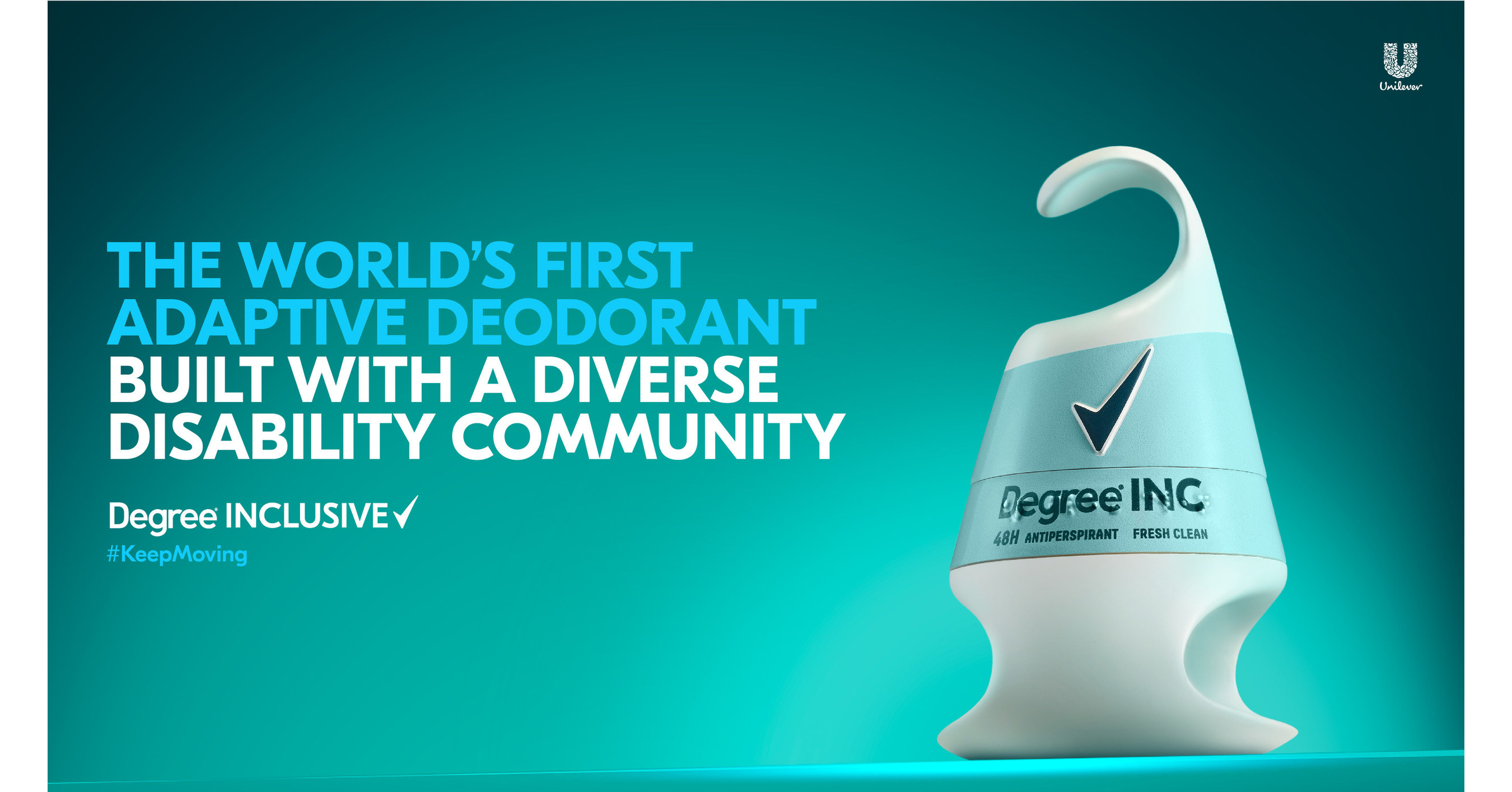 sværd Mentalt Ristede Degree Introduces the World's First Inclusive Deodorant for People with  Visual Impairment and Upper Limb Disabilities