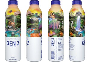 New Water Brand, GEN Z Water, Debuts with Bold, Quirky Design