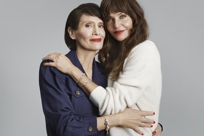 Helena Christensen with her mother Elsa for Pandora’s “An Exploration of Love” Mother’s Day campaign
