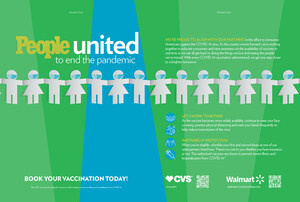 PEOPLE "Locks Arms" with Retailers CVS Health and Walmart for Immunization Initiative: "PEOPLE United to End the Pandemic"