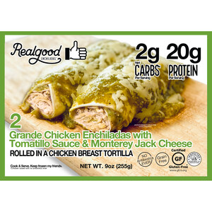 Real Good Foods Goes BIG with The Launch of First Ever Low Carb, High Protein Grande Enchiladas