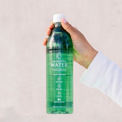 Chlorophyll Water: Nature Enhanced Purified Water, Liquid Chlorophyll with Vitamin A, Vitamin B12, Vitamin C, Vitamin D3 (ChlorophyllWater.com).