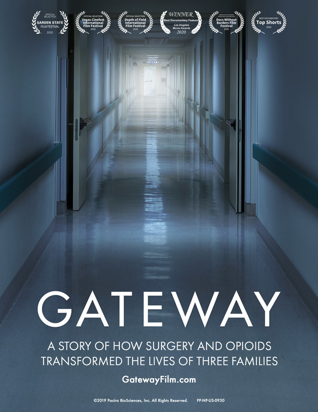 GATEWAY is a documentary that tells the story of three families impacted by opioid addiction that began with a prescription to manage pain after surgery.