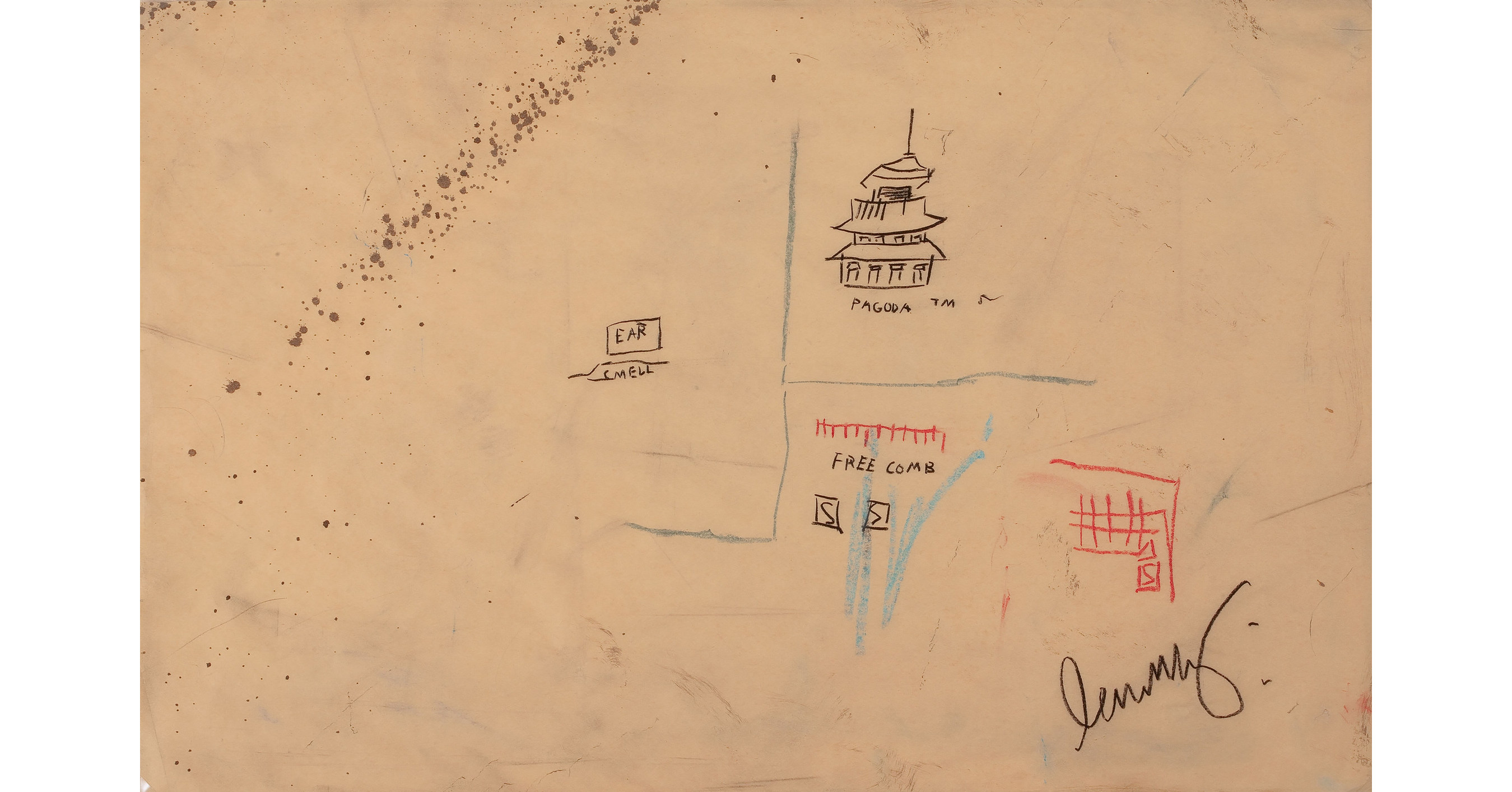 Original Basquiat Headlines NFT Auction