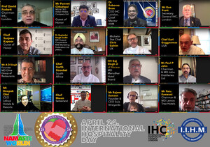 IIHM and IHC Celebrate International Hospitality Day globally on the Online Platform ToUplift the Spirit of Hospitality