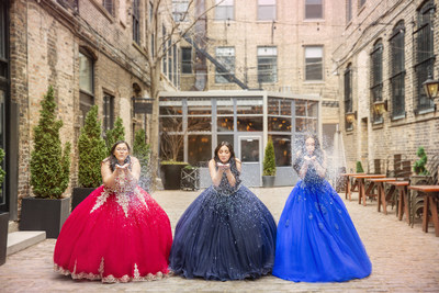 Introducing Fifteen Roses, the new exclusive Quinceañera collection at David's Bridal. Each gown is handcrafted with intricate details and stunning embellishments for a show-stopping look on her big day. Shop the collection in select David's Bridal locations or online at davidsbridal.com