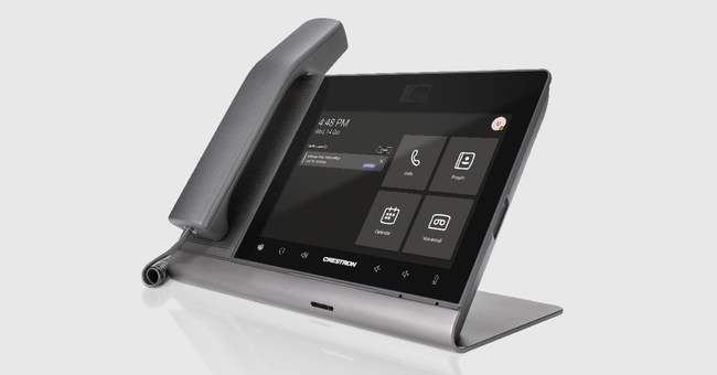 Crestron Flex Phones for Microsoft Teams - Product Image With Handset