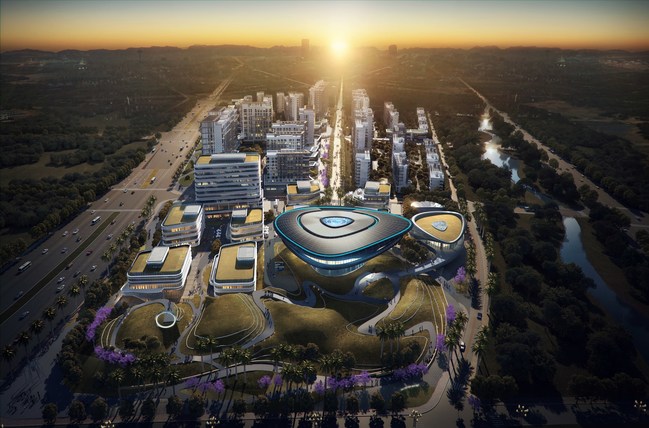 Meishan California Smart City (MCSC), un nouveau développement modèle dans la nouvelle zone de Tianfu, située au sud de Chengdu, ouvrira ses portes au troisième trimestre 2021. Un développement à usage mixte de 500 acres imprégné de culture et de style de vie californiens, MCSC comprendra des entreprises internationales et les innovateurs se sont concentrés sur les technologies faisant progresser l'énergie propre et la durabilité.  Il fournira une plate-forme de collaboration et de réseautage dans toute la région technologique / d'innovation florissante du Sichuan-Chengdu-Tianfu-Meishan.