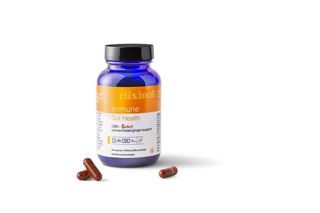 Elixinol Immune Gut Health CBD Capsules