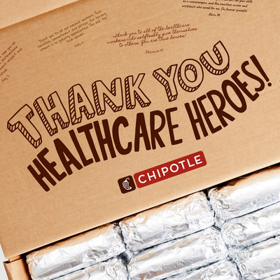 Chipotle thanks healthcare heroes with 250,000 free burritos
