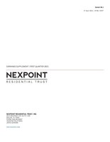 NexPoint Residential Trust, Inc. Reports First Quarter 2021 Results
