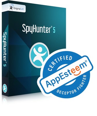 SpyHunter 5 is certified as a "Deceptor Fighter" & "clean" application by the software review organization AppEsteem.