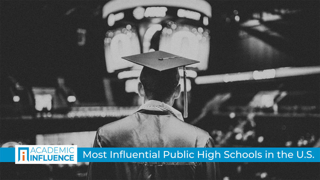 If we measure American public high schools for the influence of their graduates, which come out on top? AcademicInfluence.com ranks them here…