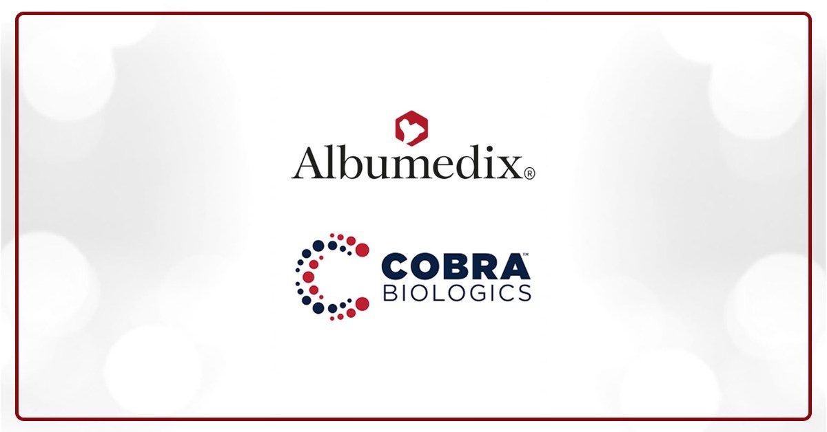 Albumedix prolonge sa collaboration de recherche avec Cobra Biologics pour optimiser la fabrication des vecteurs viraux