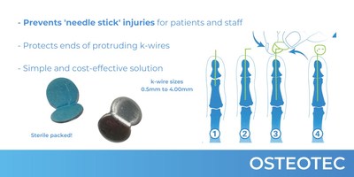ChiroKlip - Protects ends of protruding K-wires