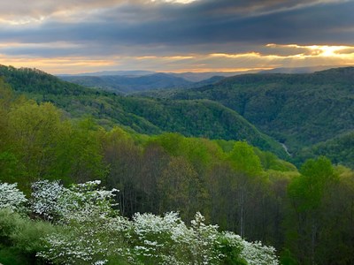 Scenic Pipestem State Park in West Virginia