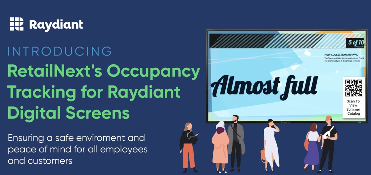 Raydiant Partners with Retail Analytics Platform RetailNext to Automate Occupancy Tracking for Retailers - Vimarsana News