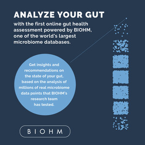 BIOHM Health Launches Interactive Gut Assessment Tool that Incorporates Proprietary Clinical Data