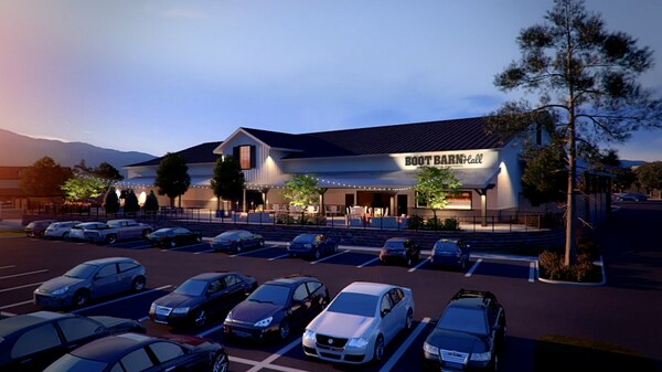 B Entertainment plans to build a music venue similar to its Boot Barn Hall in Gainesville, GA. (PRNewsfoto/Bourbon Brothers Presents, LLC)