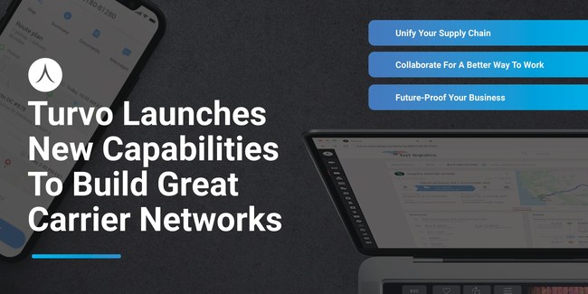 Turvo's new carrier collaboration tools, part of the Turvo Collaboration Cloud's suite of applications, build great carrier networks by delivering outstanding customer experiences.