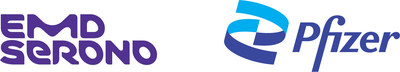 Logos EMD Serono and Pfizer (CNW Group/EMD Serono, Canada)